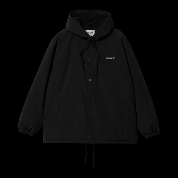 Carhartt Hooded Coach Jacket Black 2